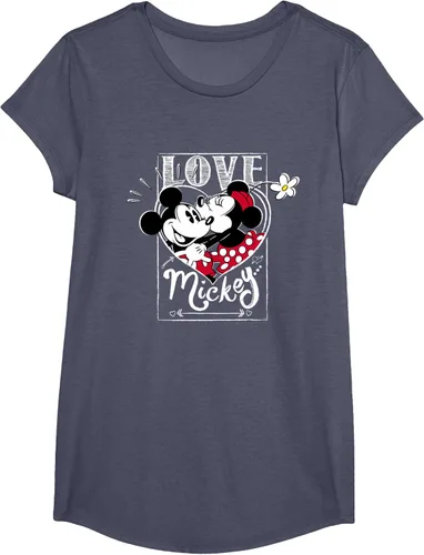 Vista 14 de Disney Mickey & Minnie Mouse Love Mickey - Camiseta para el día de San Valentín