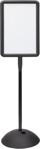 Vista 9 de Safco Products Pizarra rectangular para escribir mensajes, Negro