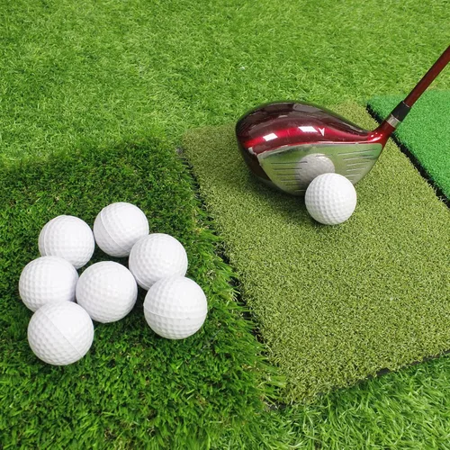 Vista 6 de KOFULL Foam Golf Practice Balls, 24 Pack Realistic Feel and Limited Flight Training Balls for Indoor or Outdoor, Soft Practice Golf Balls for
