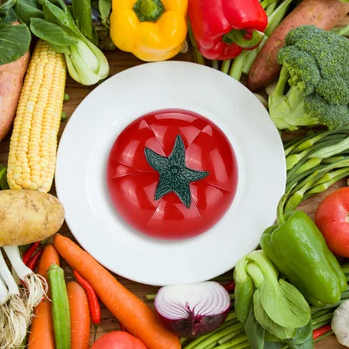 Vista 8 de Temporizador de cocina mecánico estilo tomate Fácil de usar, sin batería Perfecto para cocinar y hornear Reloj temporizador lindo y decorativo
