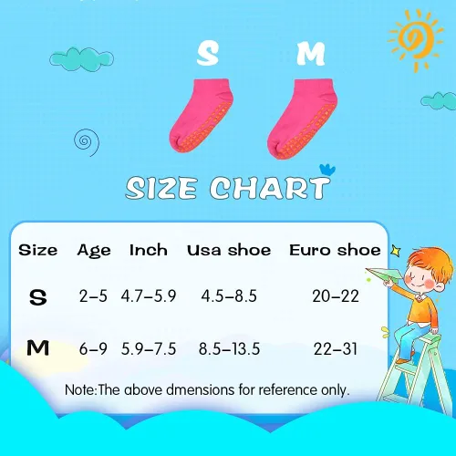 Vista 6 de Calcetines antideslizantes para niños y niñas