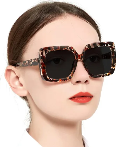 Vista 18 de OCCI CHIARI Gafas de Lectura para Mujer 1.0 Cuadrada Sobredimensionada(1.0 1.25 1.50 1.75 2.0 2.25 2.5 2.75 3.0 3.5 4.0)