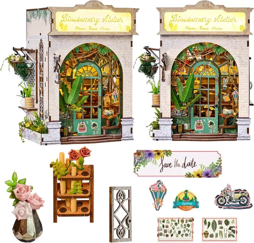 Vista 8 de Spilay Kit de rincón de libro para adultos, kit mágico de construcción de Tienda de magia