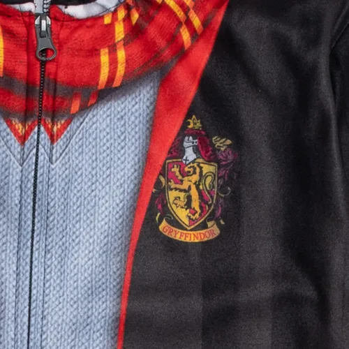 Vista 4 de Disfraz de Harry Potter Gryffindor de forro polar con cremallera