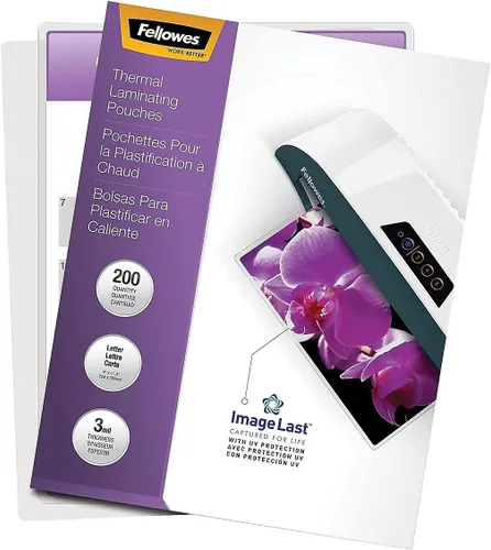 Vista 4 de Fellowes, Letter ImageLast Glossy, bolsas laminadas, Transparente