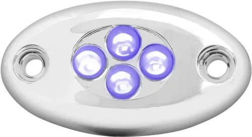 Vista 2 de GG Grand General 87420 Luz ámbar 4 LED de cortesía, base transparente
