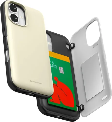 Vista 77 de GOOSPERY Parachoques magnético para puerta compatible con iPhone 15, funda con tarjetero, cartera con cierre magnético automático, protector de Azul