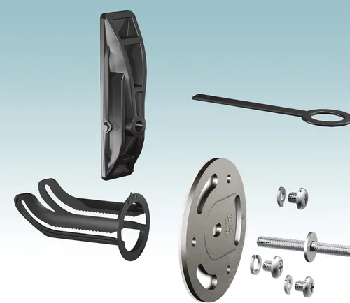 Vista 9 de Moen SMA1005CH Home Care Anclaje Securemount, 1 Anclaje, Cromado
