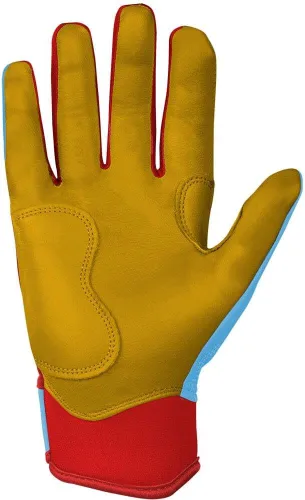 Vista 2 de BRUCE BOLT Signature Series - Guantes de bateo con puño corto, colección Signature Player, tallas para adultos y jóvenes