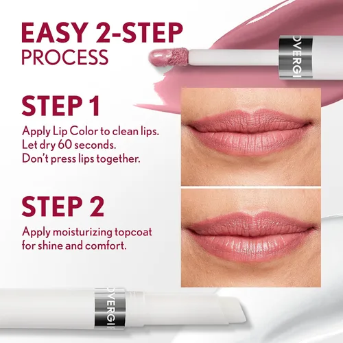 Vista 6 de COVERGIRL Outlast All-Day Lip Color With Topcoat 005 All-Star, 0.31 fl oz