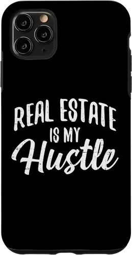 Vista 12 de Funda de regalo para iPhone 13 Pro Real Estate Is My Hustle Funny Agent Realtor Broker