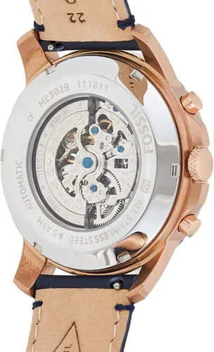 Vista 2 de Fossil Grant ME3029 para hombre talla única BronceAzul
