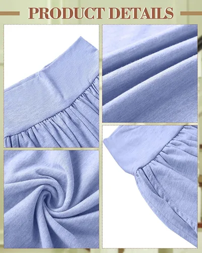 Vista 5 de Neer 3 piezas de pantalones de yoga de pierna ancha para mujer, cómodos, holgados, de cintura alta, pantalones deportivos casuales