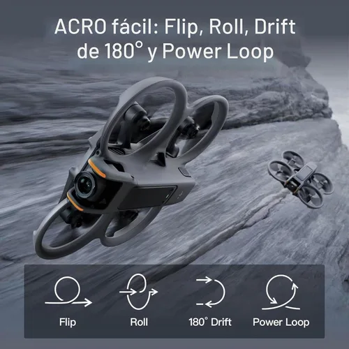 Vista 5 de DJI Avata 2 Fly More Combo (1 batería), FPV Drone con cámara 4K