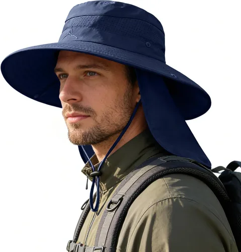 Vista 16 de Sombreros de sol para hombres y mujeres, protección UPF 50+, sombrero de Grisclaro