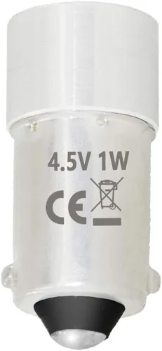 Vista 10 de BA9s Base LED Bulbs1W 3v BA9 LED antorcha mini lámpara de cabeza bombilla linterna 2 celdas C y D (blanco frío, 2 celdas C y D 3V)