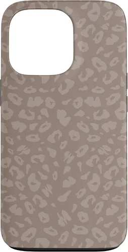 Vista 10 de Neutral Tan - Chic Elegant Leopard Animal Funda con patrón de impresión para iPhone 17
