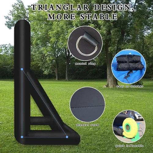 Vista 2 de Outdoor Projector Screen Blow Up Tv Movie Screen Portable Projector Screens with Blower for Portable Front/Rear Projection Backyard Movie