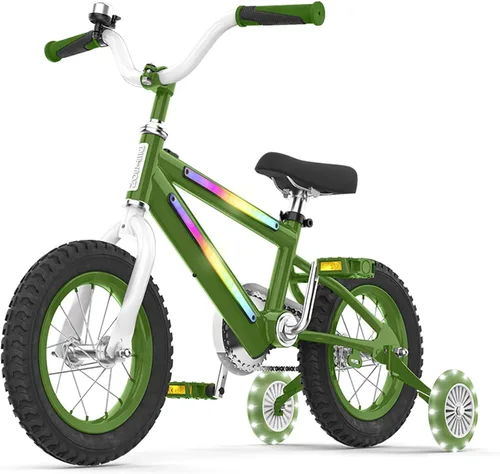 Vista 12 de Jetson Light Rider M - Bicicleta unisex con ruedas de 16 pulgadas para niños, incluye marco iluminado y ruedas de entrenamiento, 3 modos de luz