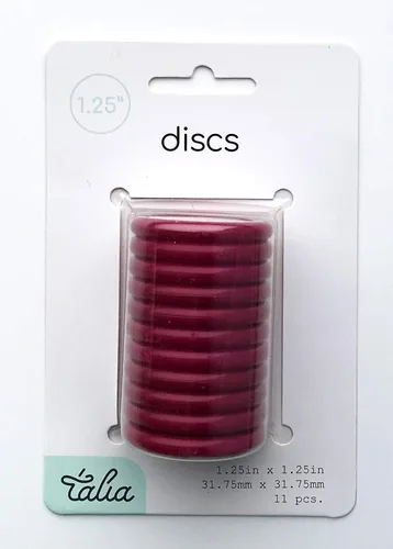Vista 36 de Talia Cuaderno de discos - Discos (rosa de los años 90, 1 pulgada)