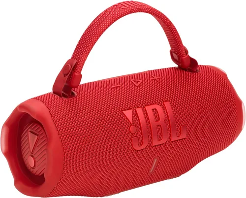 Vista 4 de JBL Charge 6 - Altavoz Bluetooth portátil, impermeable y a prueba de caídas, sonido profesional audaz con refuerzo de sonido AI, 28 horas de tiempo