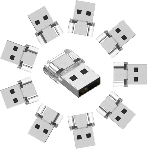 Vista 24 de Adaptador USB-A a USB-C paquete de 5 unidades, convertidor cargador USBC hembra a A macho, convertidor USB a USBC para iPhone 15 Plus Pro Max/Apple