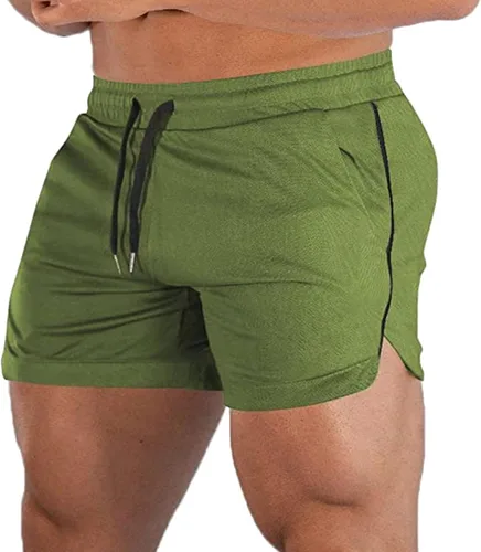 Vista 11 de EVERWORTH Pantalones cortos deportivos para hombre, pantalones cortos de entrenamiento para gimnasio, pantalones cortos casuales para correr