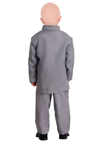 Vista 2 de Disfraz traje gris para niños pequeños Multicolor