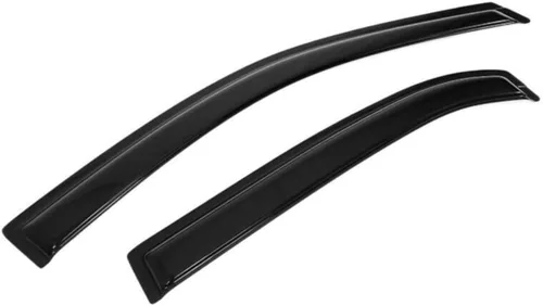 Vista 3 de Window Visor 8 Pieces Sun Rain Deflector Guard Front Rear Left Driver Right Passenger Side Tape External Style Acrylic Smoke Tinted for Chevy for