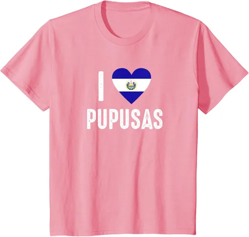 Vista 87 de Camiseta I Love Pupusa from El Salvador
