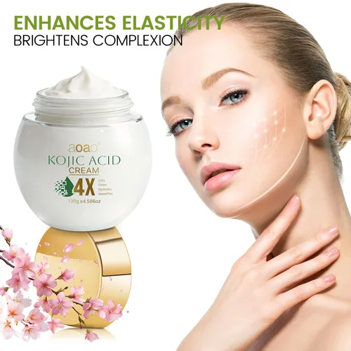 Vista 2 de AOAO Crema de estiramiento facial para mujeres, reafirma y nutre la piel, niacinamida para hidratar, suavizar la piel áspera, tratamiento hidratante