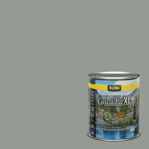 Vista 147 de Rodda Paint CASCADIA XL Pintura e imprimación satinada exterior en uno, cuarto de galón, solo ayer