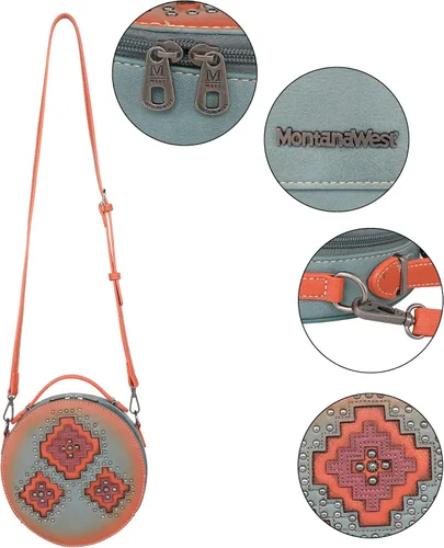 Vista 5 de Montana West Western Aztec Collection - Bolso de mano para mujer