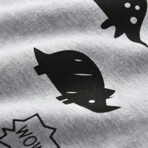 Vista 5 de Ropa para bebé niño, sudadera con capucha y pantalones con estampado de dinosaurio