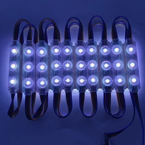 Vista 2 de Storefront Luces LED 3 LED 5050 SMD Luces de ventana Módulos Impermeable Negocio Luz Decorativa para Tienda Publicidad Señales Tira de Luz RGB 60ft