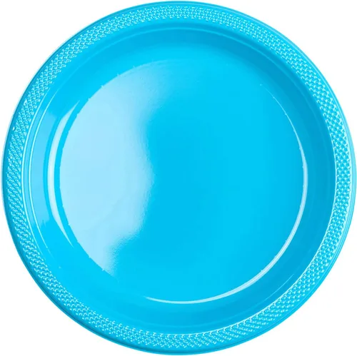 Vista 5 de Big Party Pack Platos de plástico Rojo manzana 50