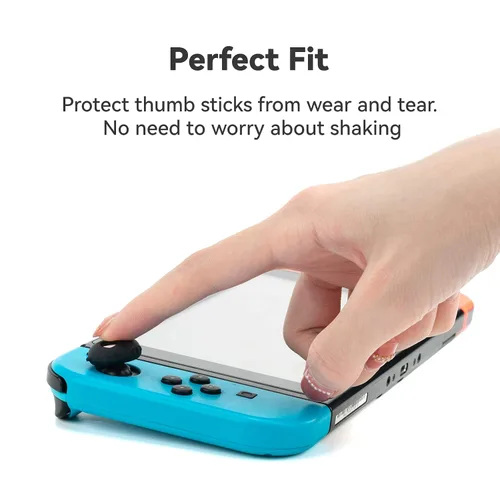 Vista 4 de GeekShare Lindas tapas de silicona para el pulgar de Joycon para Halloween, cubierta de joystick compatible con Nintendo Switch OLED Switch Lite