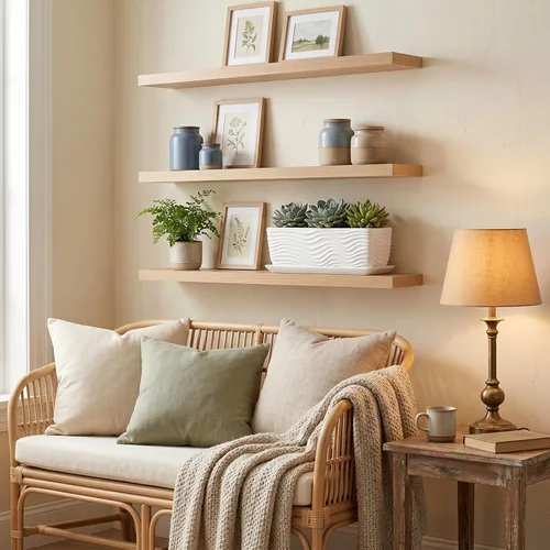 Vista 4 de MyGift Maceta de cerámica de 12.5 pulgadas, moderna maceta rectangular texturizada para suculentas con diseño de ondas y platillo extraíble (blanco)
