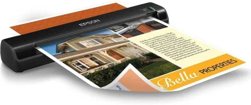 Vista 5 de Epson Workforce DS-30 Escáner de documentos portátil para PC y Mac, alimentado con hojas, móvil/portátil