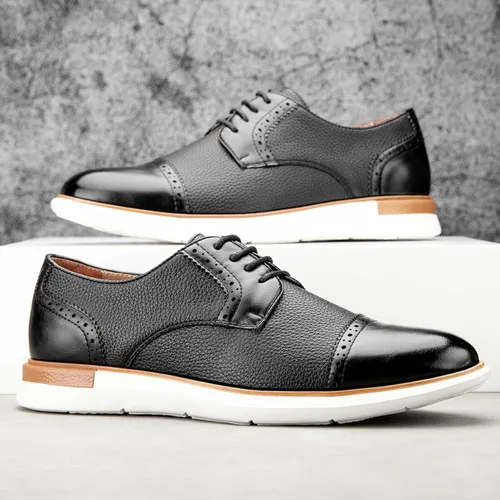 Vista 5 de Meijiana Men's Oxford Shoes Men Fashion Light Shoes Casual Business Shoes