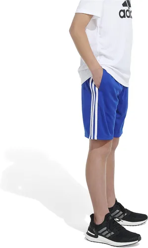 Vista 6 de adidas Boys' Elastic Waistband Classic 3-Stripes Shorts