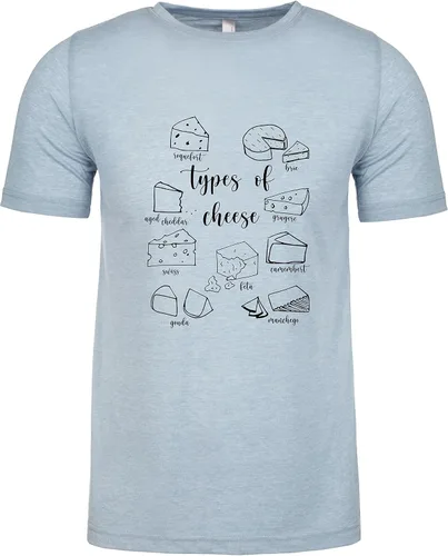 Vista 19 de Moonlight Makers Graphic Men's Tee, Funny T Shirt, Shirts with Cheese Sayings, Heather Gray or Indigo