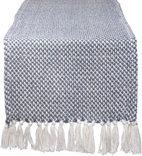 Vista 11 de DII Woven Basics Collection - Camino de mesa de punto 100% algodón, 15 x 72 pulgadas, aguamarina
