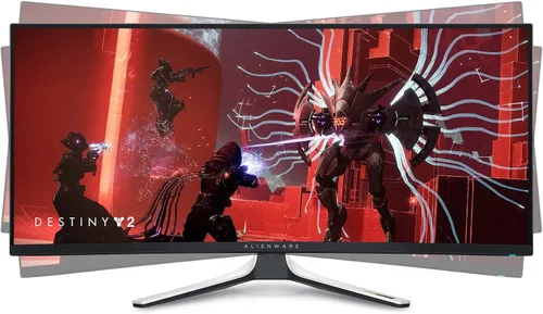 Vista 12 de Alienware - Monitor curvado para juegos Quantom Dot-OLED AW3423DW de 34.18 pulgadas, 3440 x 1440 píxeles a 175 Hz, curvatura 1800R, verdadero 0.1 ms