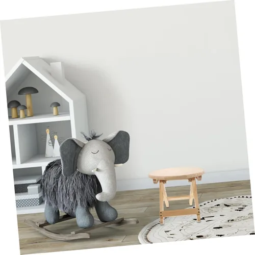 Vista 9 de Happyyami Taburete plegable redondo taburete plegable taburete bajo de madera taburete antideslizante Silla pequeña de madera para el hogar taburete