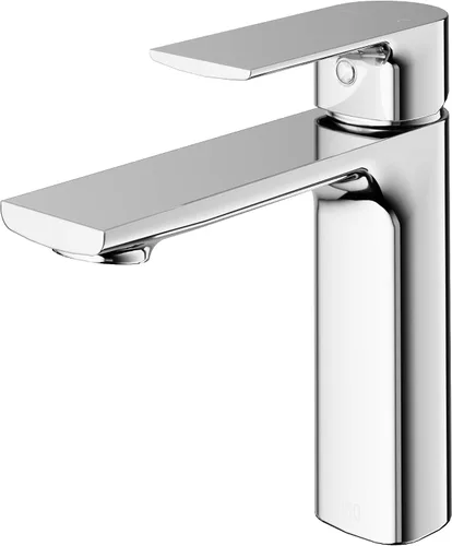Vista 10 de VIGO Davidson - Grifo de lavabo de baño de un solo mango, 6 pulgadas, negro mate, diseño moderno, latón macizo, válvula de disco WaterSense