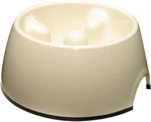 Vista 6 de Dogit Go lenta anti-gulping tazón para perro, S, Negro