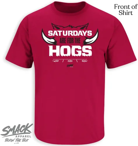 Vista 2 de Smack Apparel Camiseta de los Sábados para Fans Universitarios (SM-5XL)