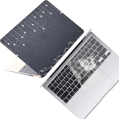 Vista 18 de Funda protectora de plástico para MacBook Air de 11 pulgadas 2015-2010 modelo A1465 A1370, funda protectora de plástico para portátil y cubierta