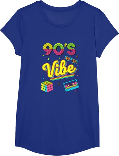 Vista 67 de 90s Nostalgia Retro Apparel - 90'S Vibe Retro T-Shirt Negro